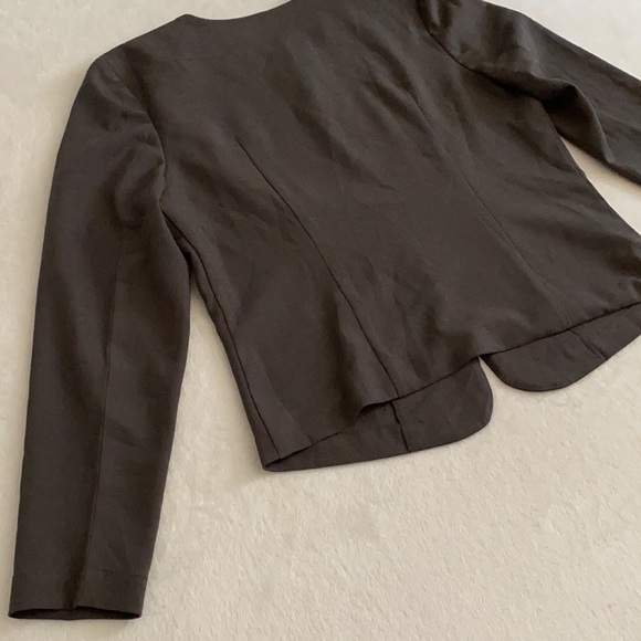 MG Gamboa | Clasp Closure Lined Layering Jacket Philippines Dark Gray (S) - Picture 12 of 15